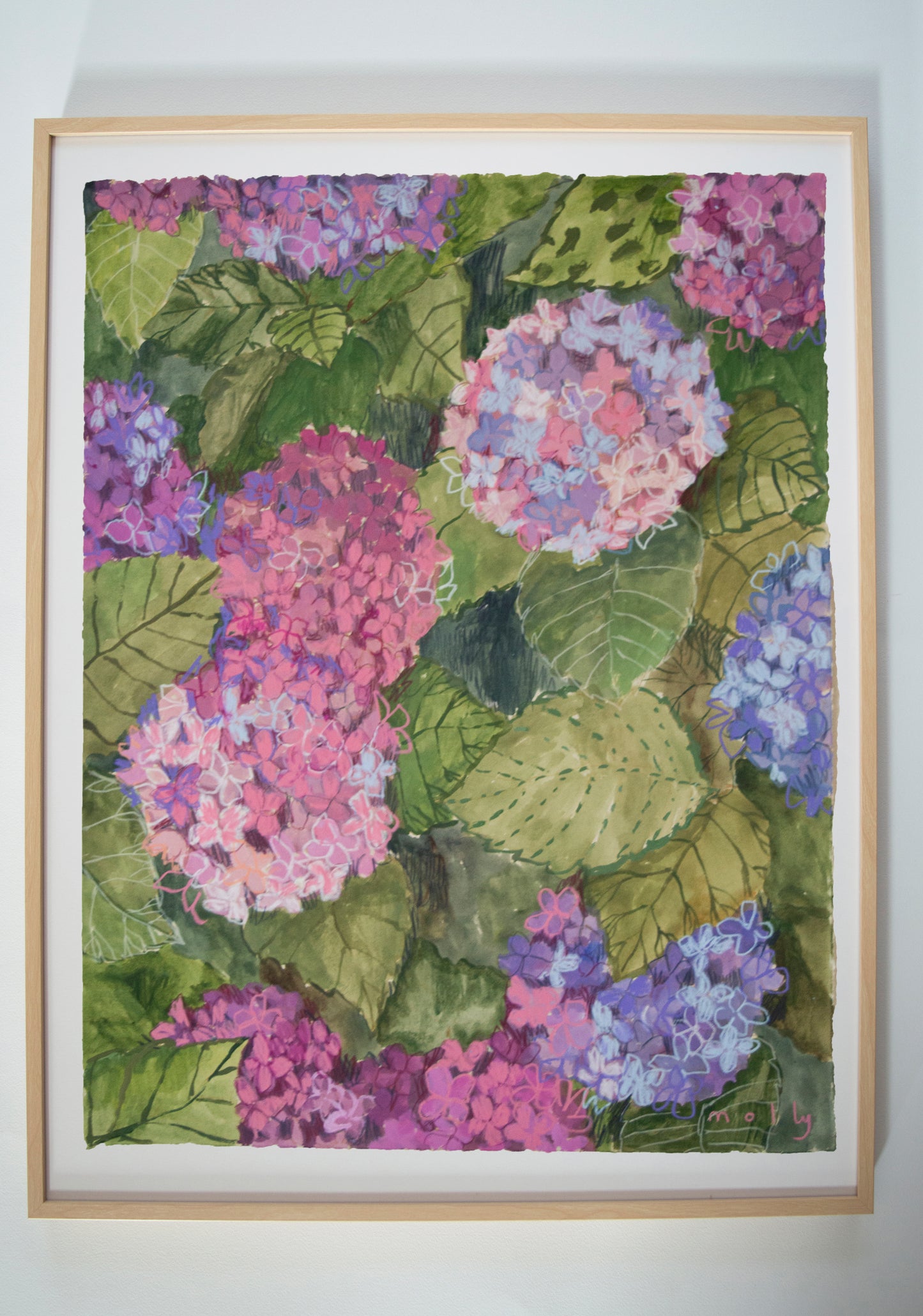 Hydrangea on Paper No.3