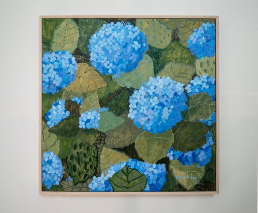 Deep Blue Hydrangea