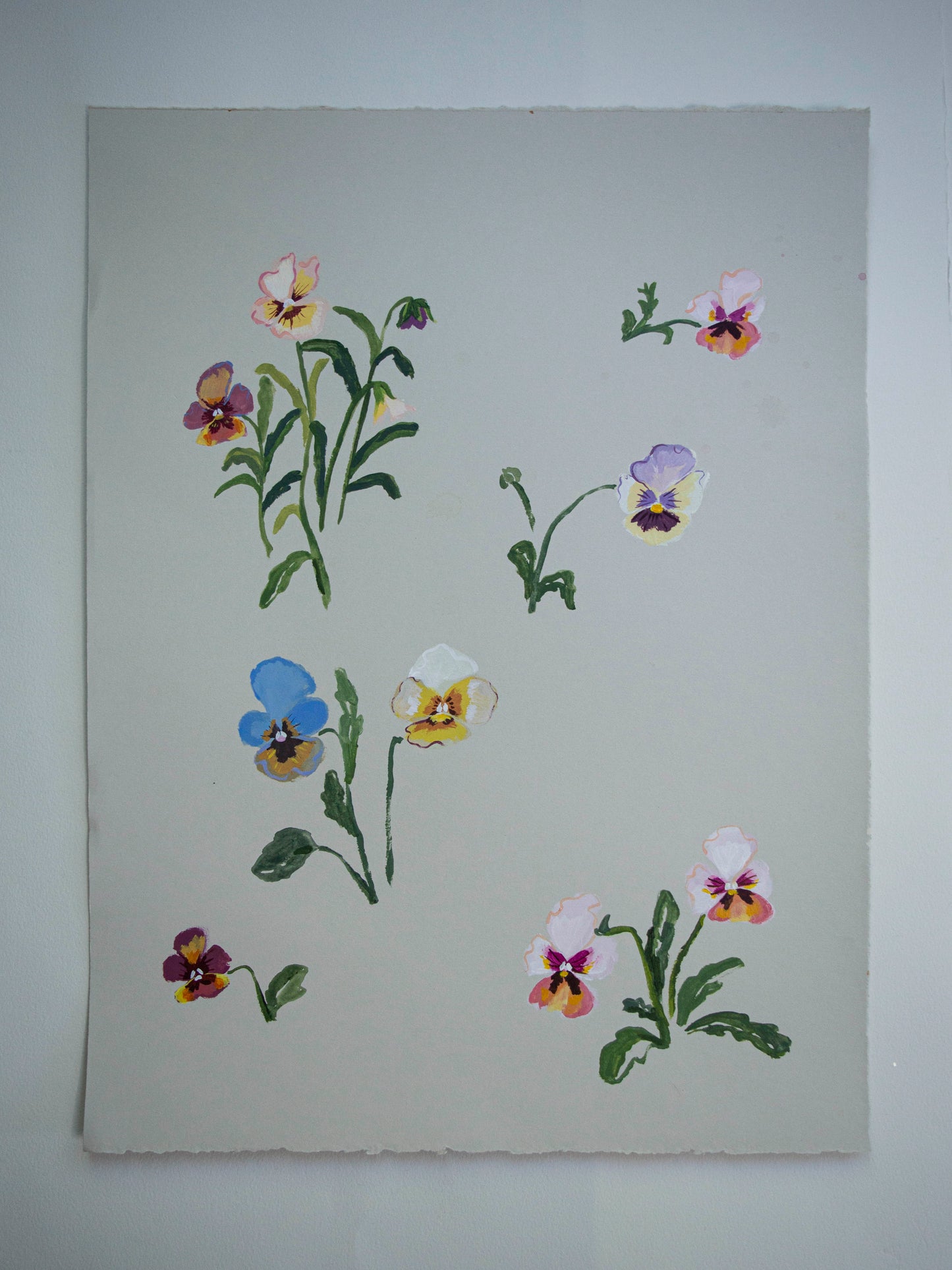 Pansies on Paper No.2