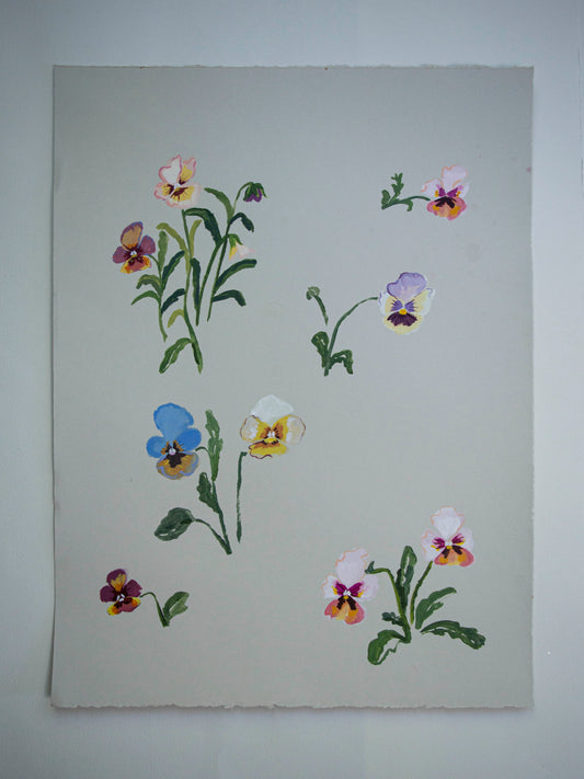 Pansies on Paper No.2