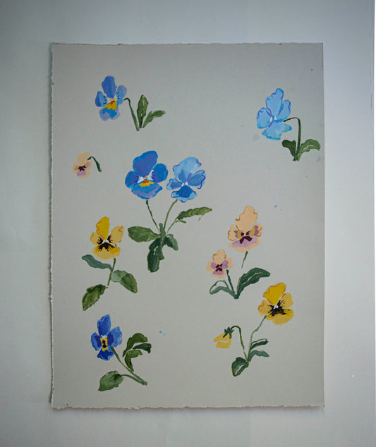 Pansies on Paper No.3