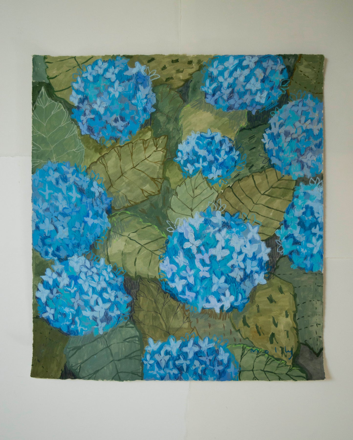 Hydrangea on Paper No.1