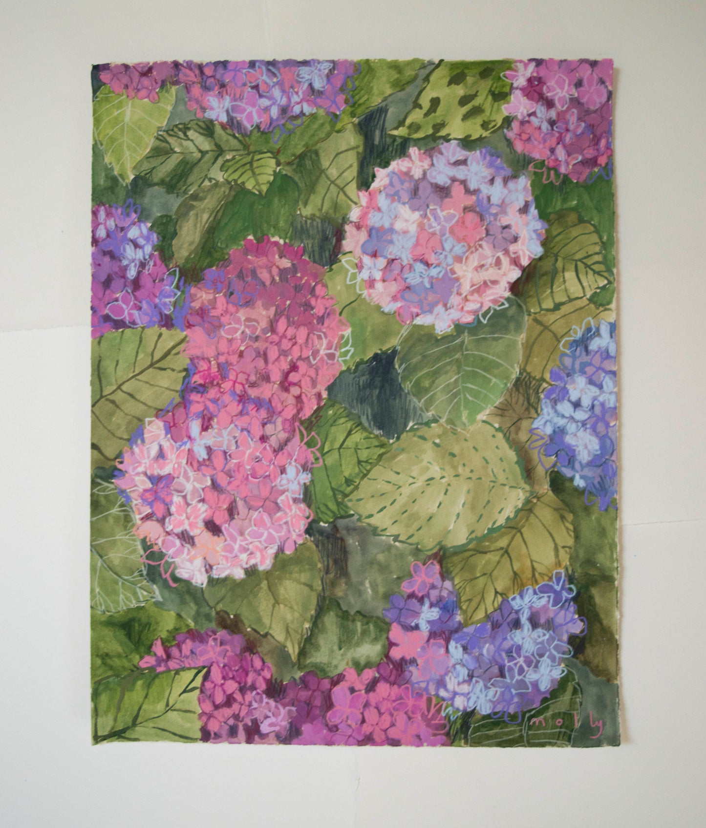 Hydrangea on Paper No.3